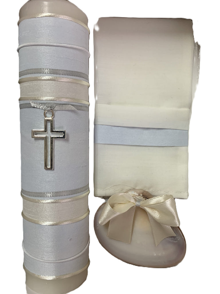 Juego de bautizo Cruz niño