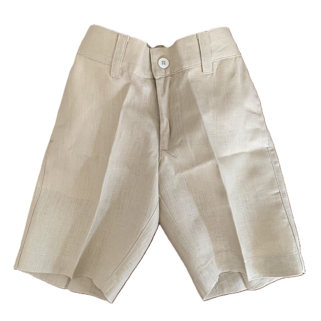 Bermuda de lino para niño