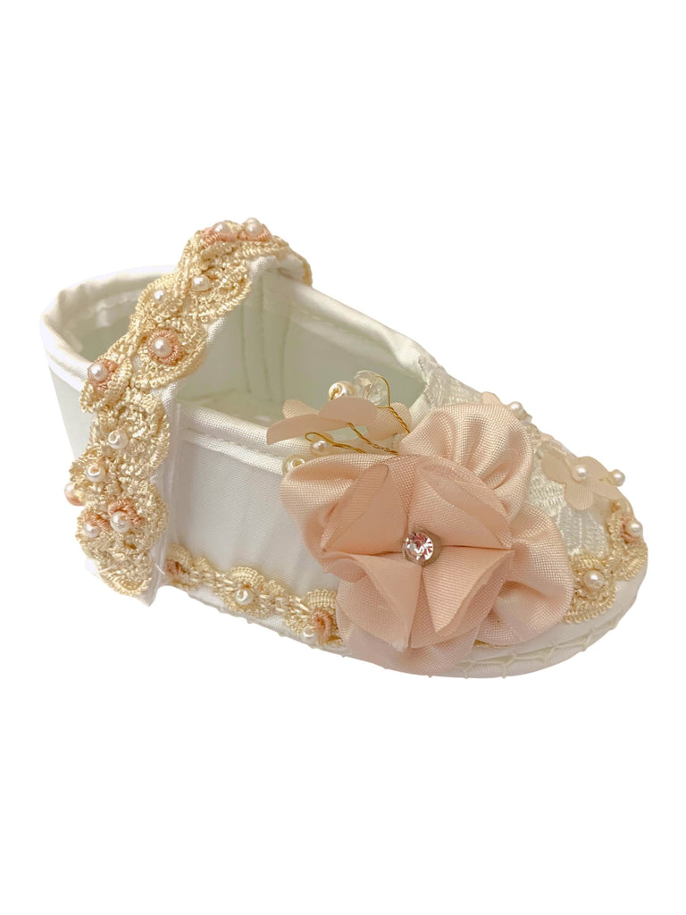 Zapato de tela para bautizo