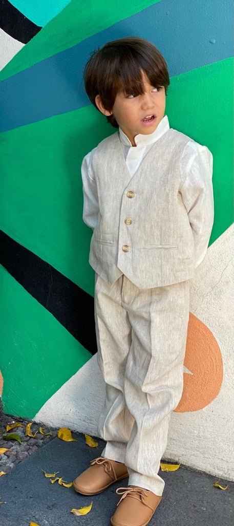 Conjunto guayabera mao pantalón y chaleco