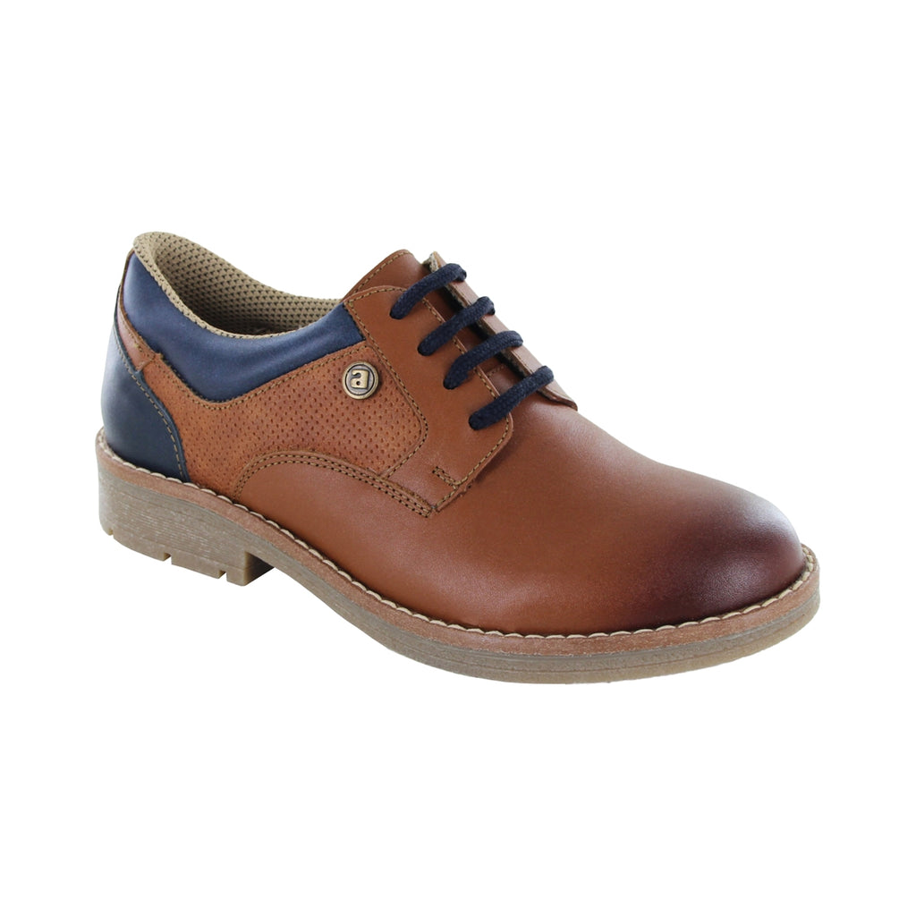 Zapato de piel casual cintas