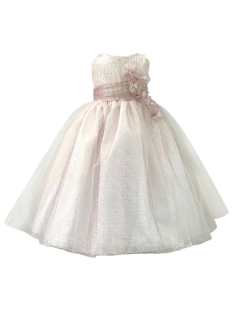 Vestido malla metálico peto lentejuelas