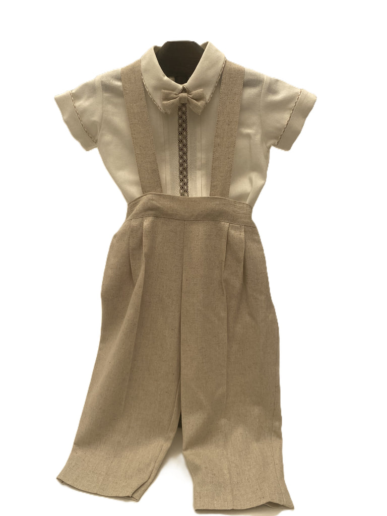 Conjunto lino pantalón tirantes