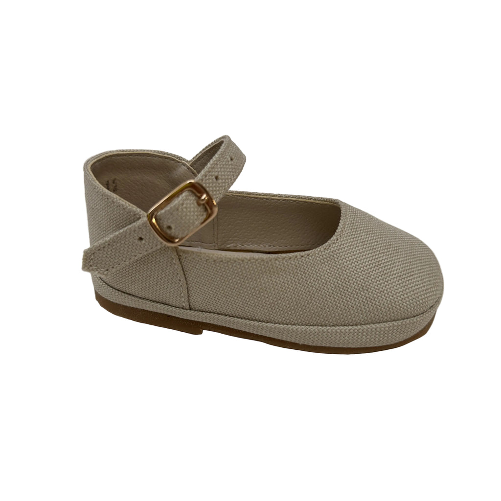 Zapatito lino niña