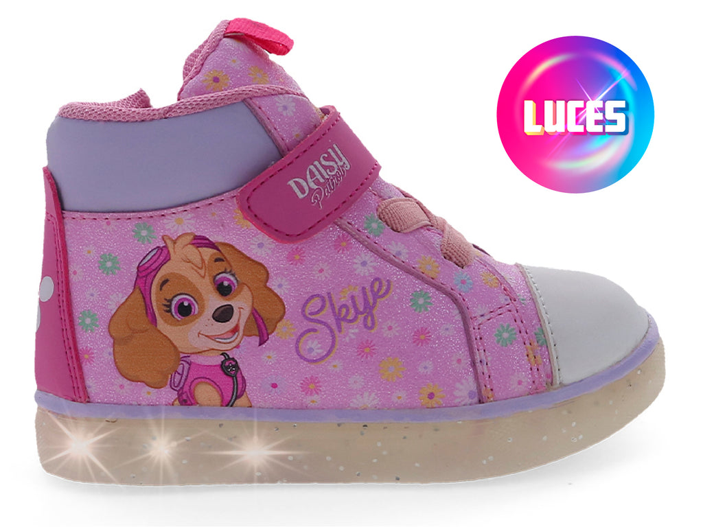 Tenis botita skye con luces