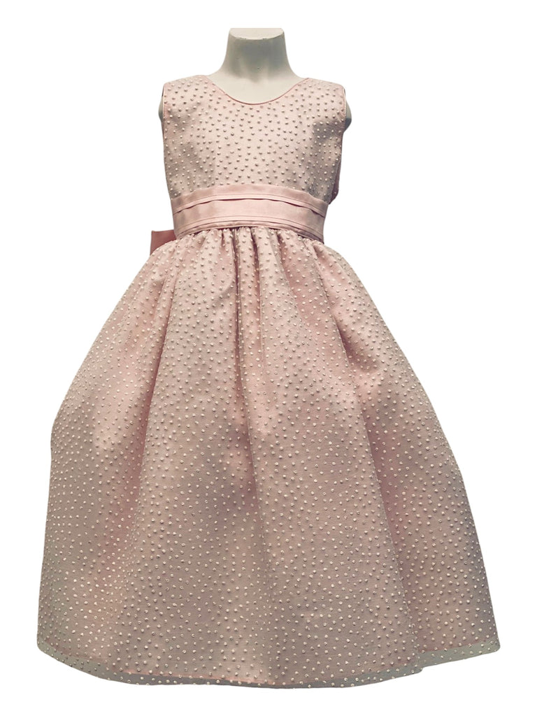 Vestido menina tul puntos y destellos