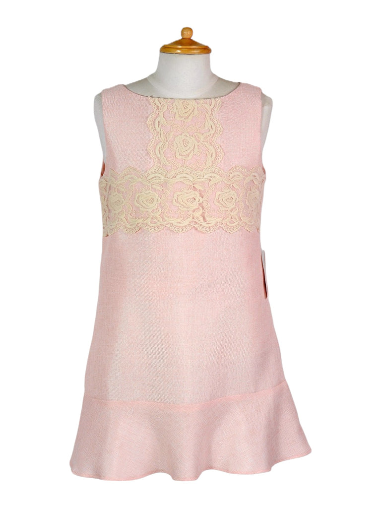 Vestido junior línea A lino