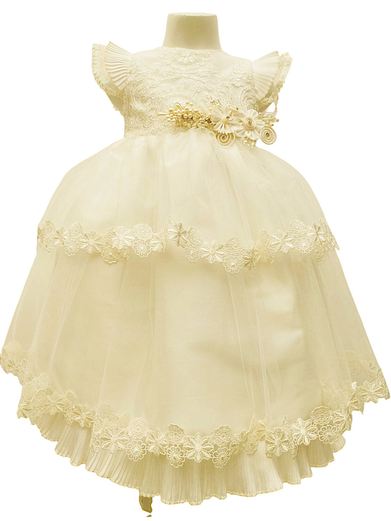 Bata mini tutu encaje falda de tul y orilla de encaje