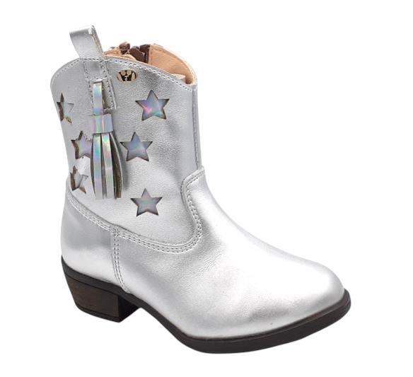 Bota napa metálica estrellas