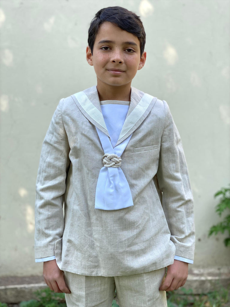 Traje Español lino marinero