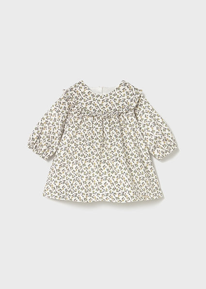 Vestido terciopelo estampado