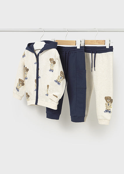 Chandal estampado 3 piezas