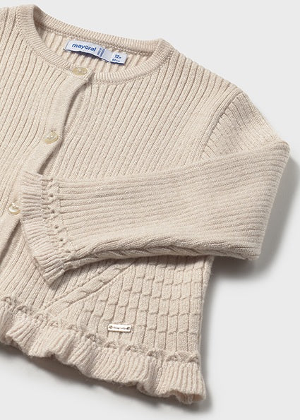 Rebeca tricot larga