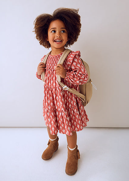 Vestido viella estampado