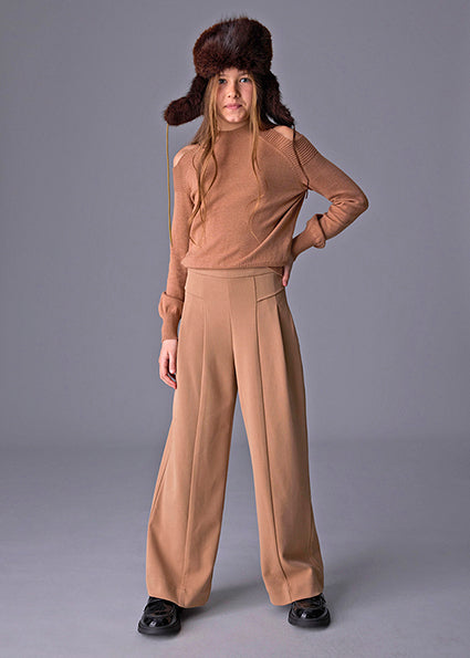 Pantalón largo wide leg