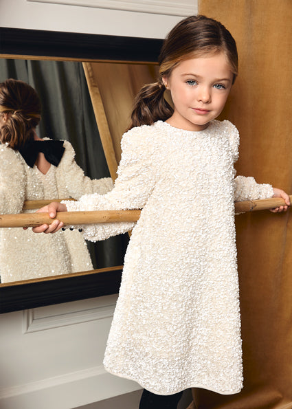 Vestido lentejuelas terciopelo