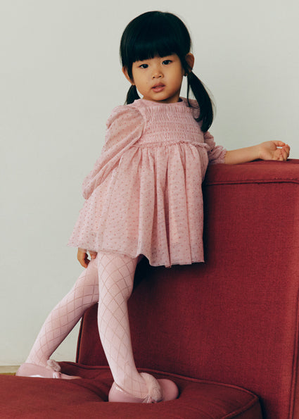 Vestido tul glitter