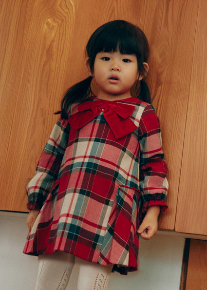 Vestido cuadro escoces