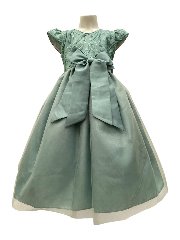 Vestido peto glitter falda de tul