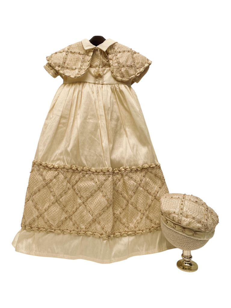 Ropón con faldón y casulla rombos