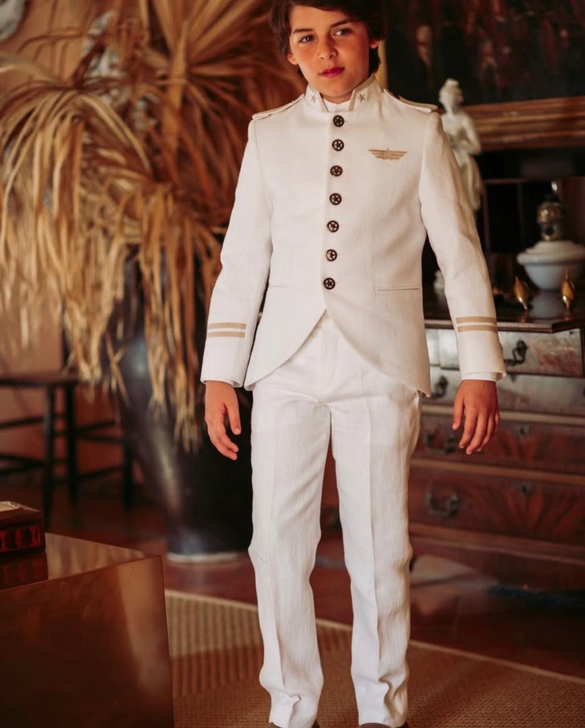 Traje almirante cuello mao Español