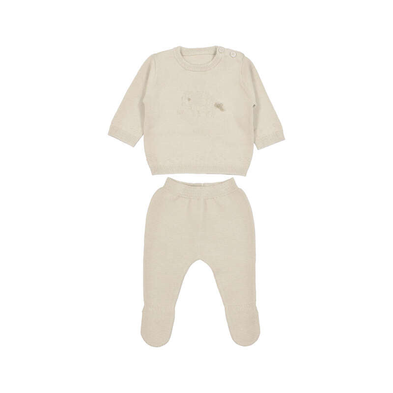 Conjunto polaina tricot