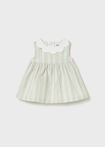 Vestido rayas lino