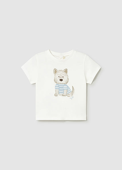 Camiseta manga corta perro