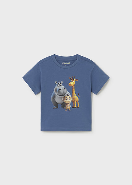 Camiseta manga corta animal