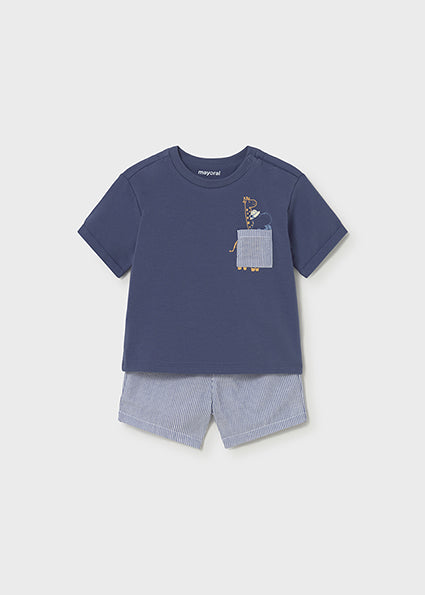 Conjunto bermuda seersucker