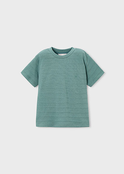 Camiseta manga corta punto estructura