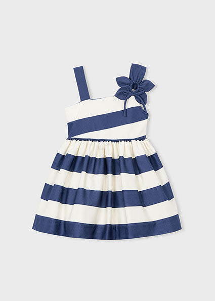 Vestido asimétrico flor