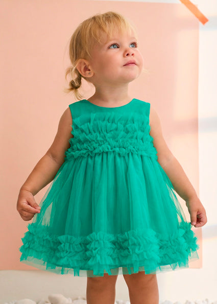 Vestido tul volantes