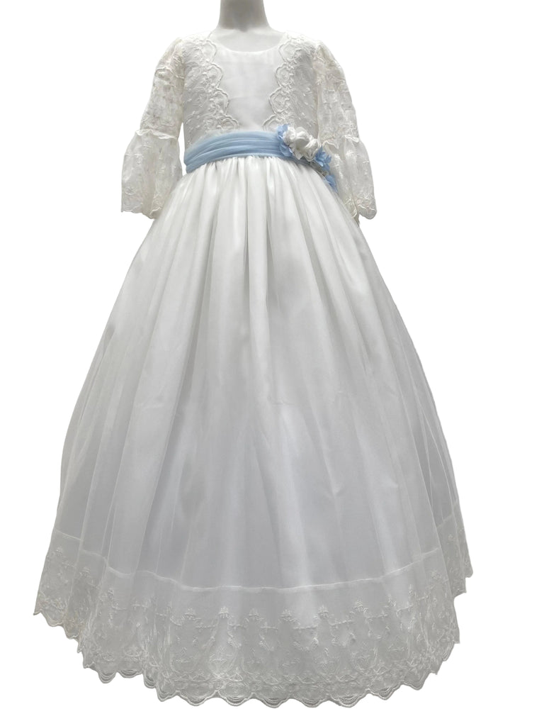Vestido Primera Comunión tul mesh