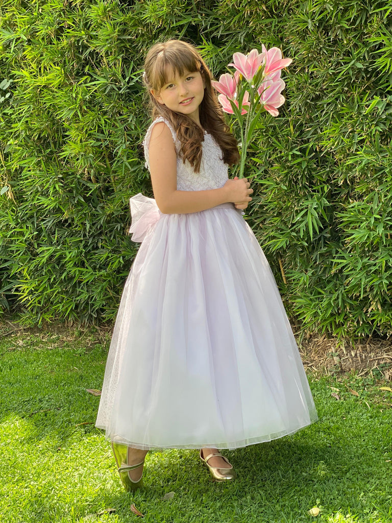 Vestido organza y tul