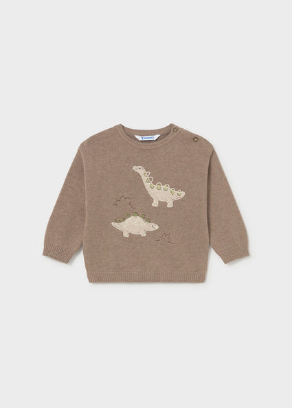 Jersey intarsia posicionada