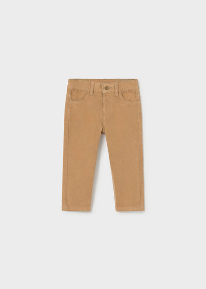 Pantalón pana regular fit básico
