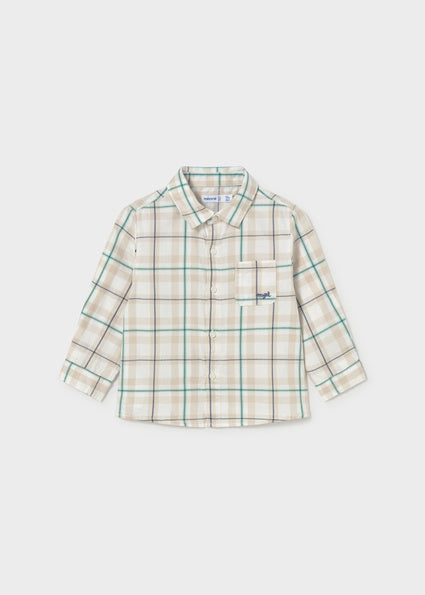 Camisa manga larga cuadros viella