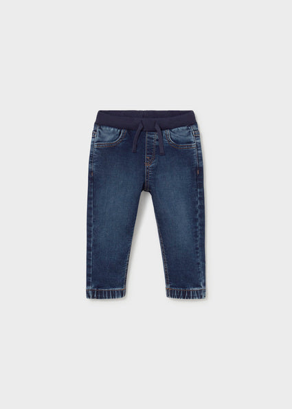 Pantalón soft denim jogger