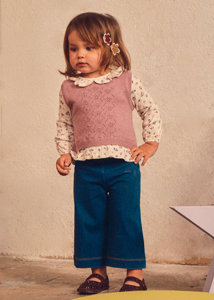 Conjunto pantalón chaleco unido