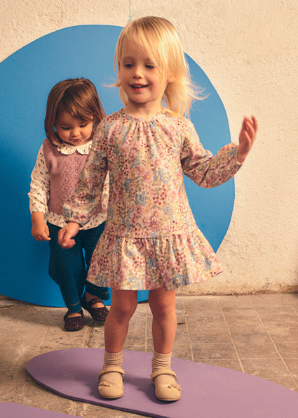 Vestido bambula estampado