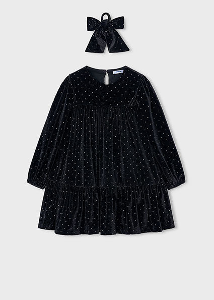 Vestido terciopelo coletero