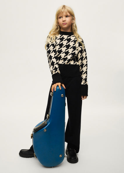 Conjunto pantalón tricot jacquard