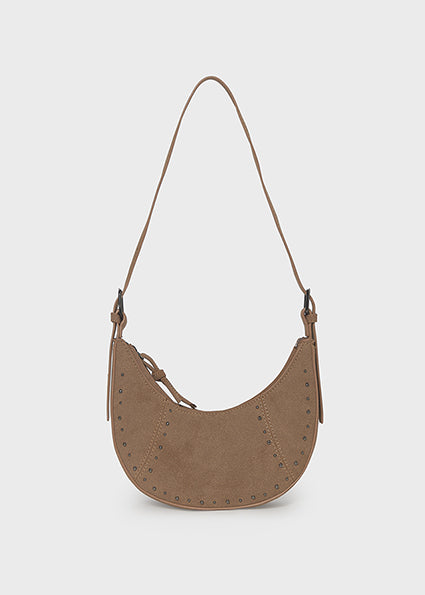 Bolso suede media luna