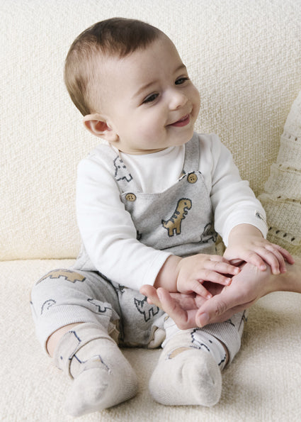 Pelele peto jacquard