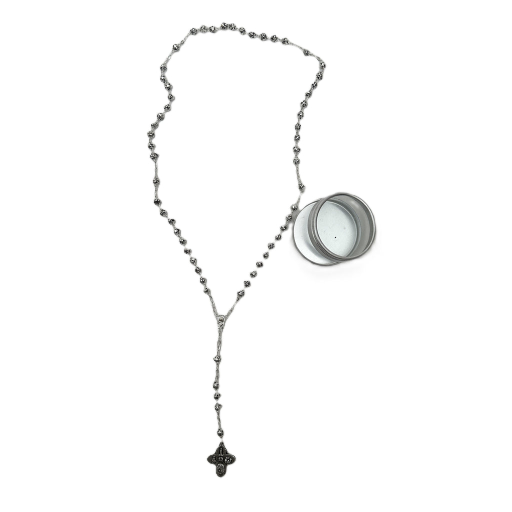 Rosario de pewter