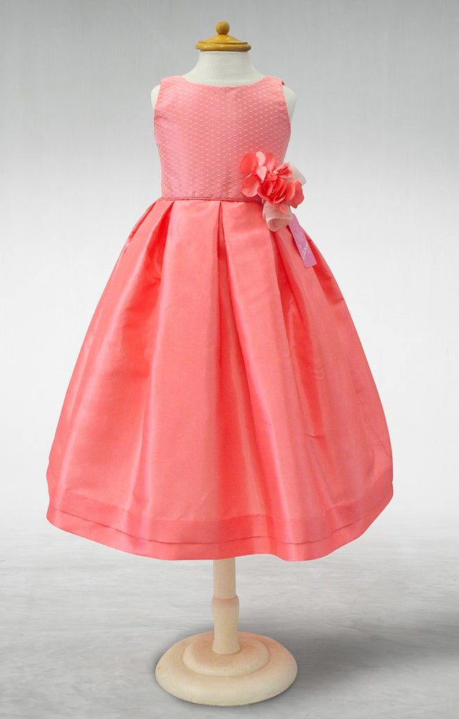 Vestido tafeta peto tul francés
